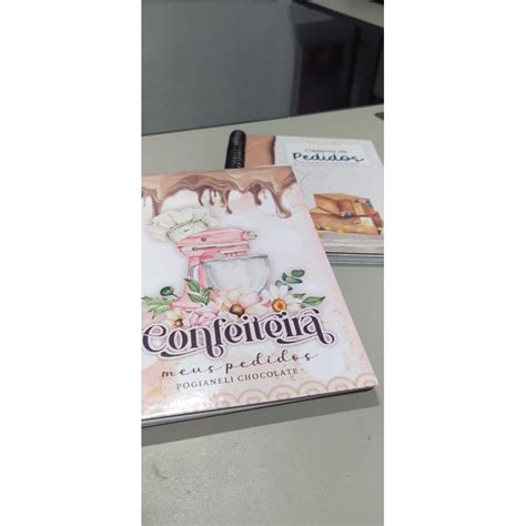 Caderno De Pedidos Bloco De Pedidos Confeitaria Shopee Brasil