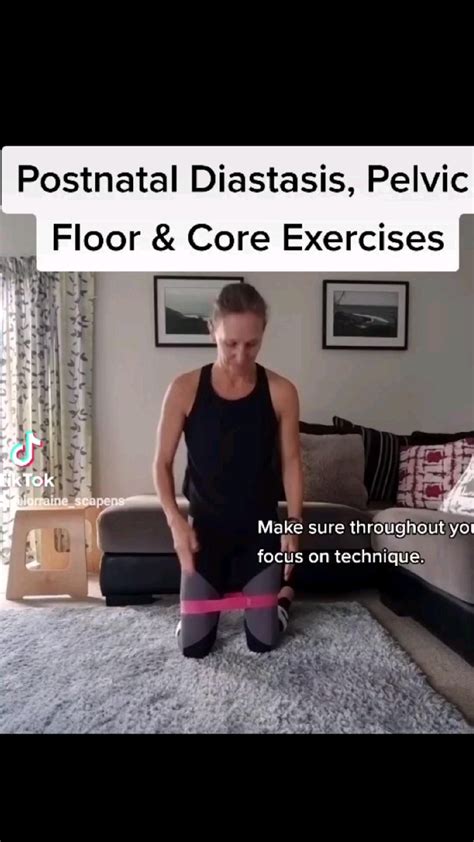 Postnatal Diastasis Recti Pelvic Floor Exercises Artofit