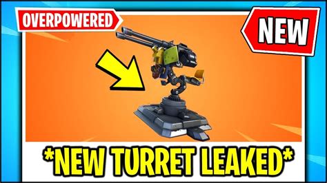 *ALL NEW* Fortnite Mounted Turret LEAKS!!! | UNLIMITED Ammo, Building Turret (Fortnite Update ...