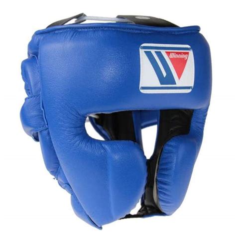 Winning Cheek Protector Headgear - Blue – WJapan Boxing