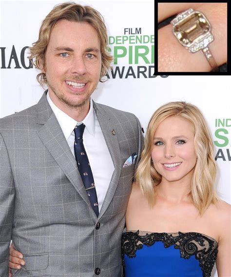 The Most Breathtaking Celebrity Engagement Rings Ever Kristen Bell And Dax Shephard From