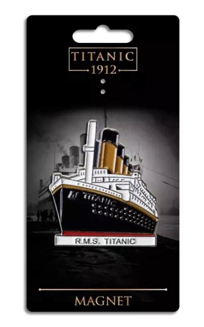 OFFICIAL RMS TITANIC Fridge Magnet White Star Line R M S Ship Belfast