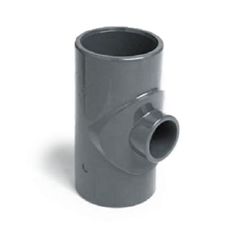 Reducing Tee 90 Plain Metric PVC Pipe Fittings