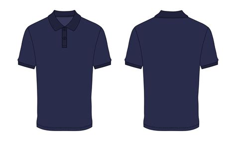 Polo Shirt Template Vector Art, Icons, and Graphics for Free Download