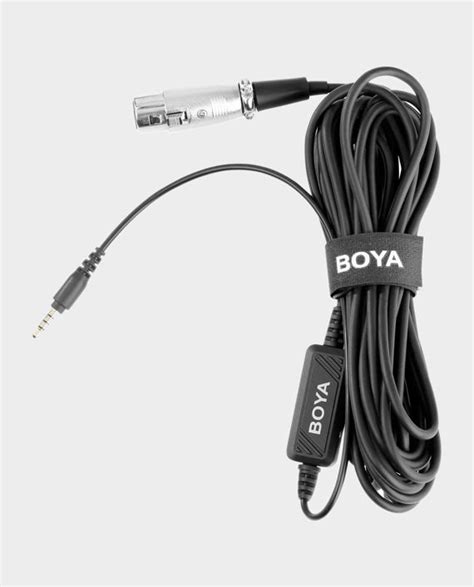 Buy BOYA BY BCA6 XLR To 3 5mm Plug Microphone Cable In Qatar