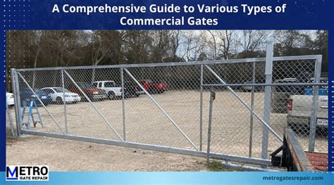 Commercial Gates: Exploring the Various Types Available