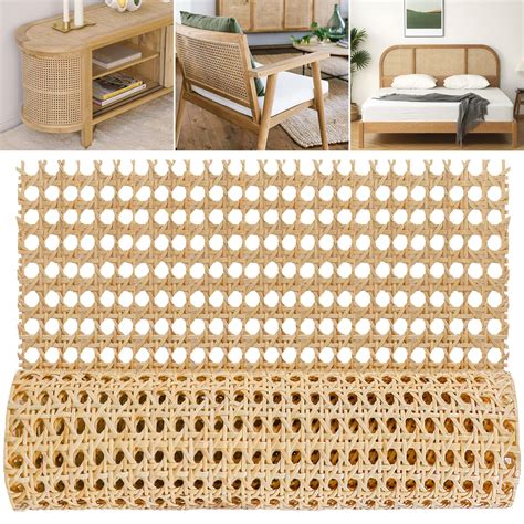 Buy Width Rattan Pressed Cane Webbing Sheet For Caning Projects