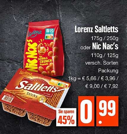 Lorenz Saltletts Oder Nic Nac S Angebot Bei EDEKA