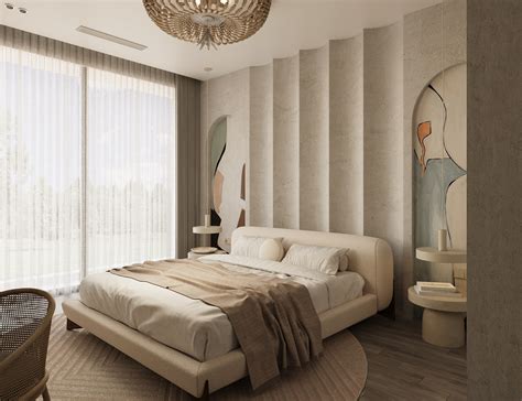 Light Color Bedroom Interior Behance