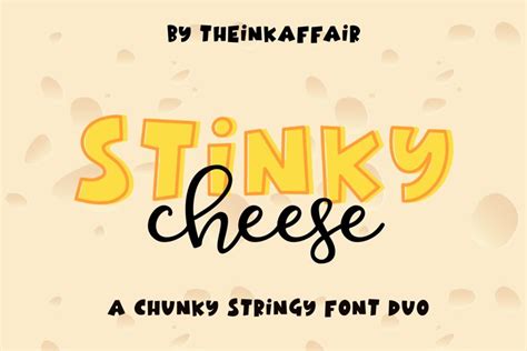 Stinky Cheese Font Duo