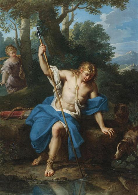 Greek Mythology Paintings Narcissus