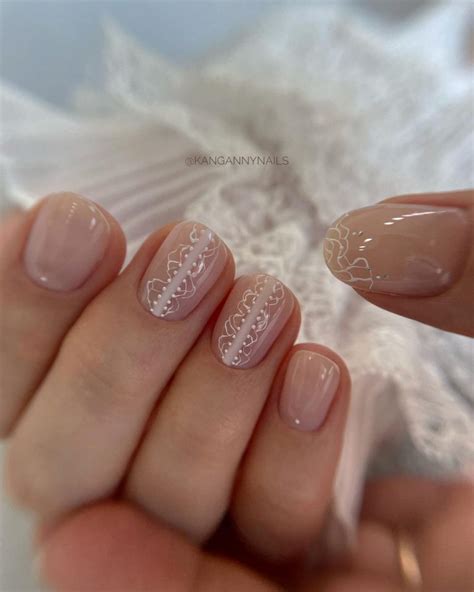 Lace Wedding Nails 20 Ideas For Incoming Brides