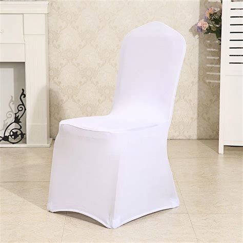 White Pcs Spandex Folding Chair Covers Wedding Party Banquet Event