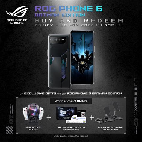 Rog Phone Batman Limited Edition Mobile Phones Gadgets Mobile