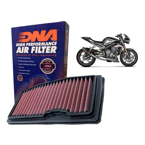 Filtro Ar Dna P Tr S R Triumph Street Triple S Em Promo O