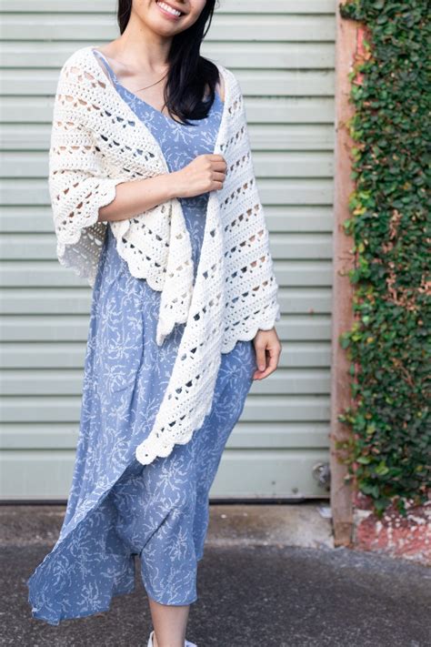 Easy Crochet Wrap For Spring Free Pattern Video Tutorial For The