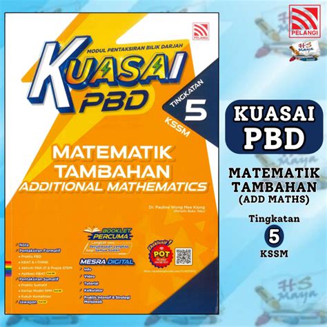 [buku Latihan] Kuasai Pbd Matematik Tambahan Add Maths Tingkatan 5