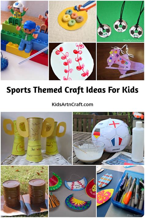 Sports Themed Craft Ideas For Kids - Kids Art & Craft