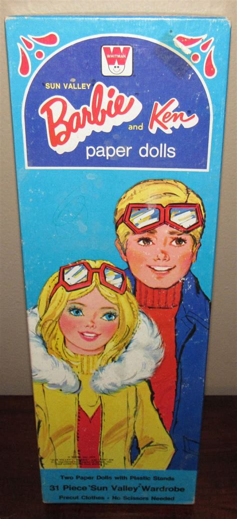 Vintage MIB Whitman Barbie Ken Uncut Paper Dolls Circa 1974