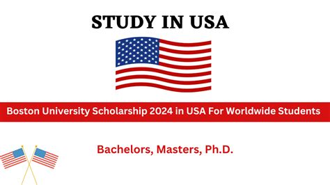 Boston University Scholarship 2024-25 in USA For Worldwide Students ...