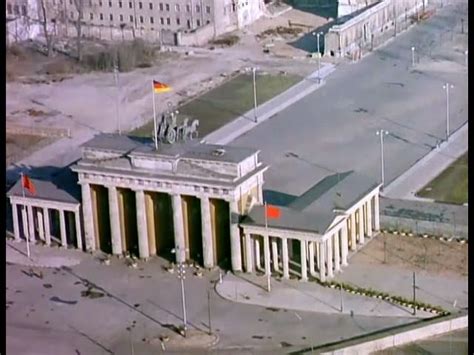 Aerial Footage of the Berlin Wall - Video