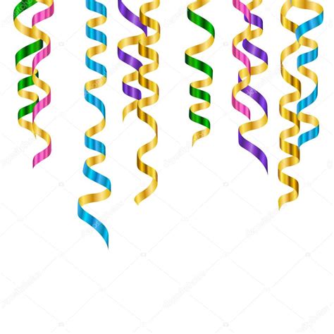 Vector Party Streamers — Stock Vector © Ramonakaulitzki 62041275