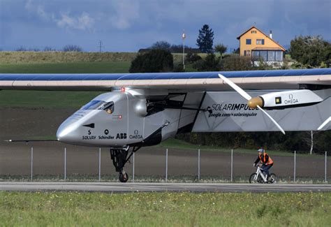 Pictures Solar Powered Plane Begins World Flight Construction Week