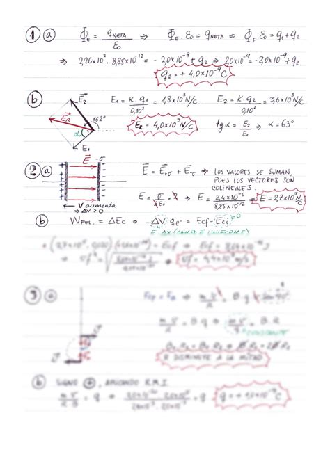 Solution Ejercicios Resueltos De Campo El Ctrico Y Magn Tico Parte