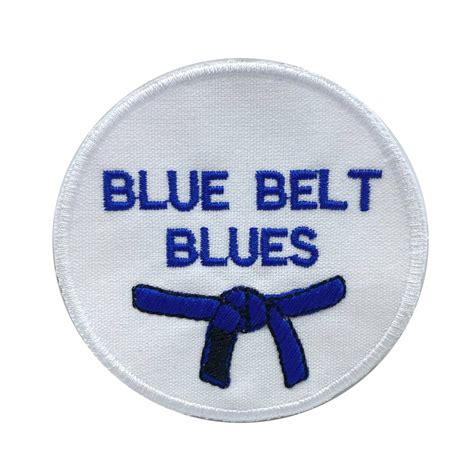 Jiu Jitsu Arts Martiaux Ceinture Bleue Blues Patch Pour Gi V Tement Sac