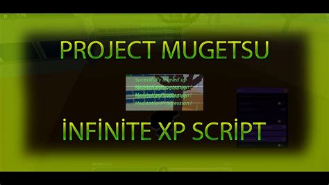 Roblox Project Mugetsu OP İNF XP SCRİPT YouTube