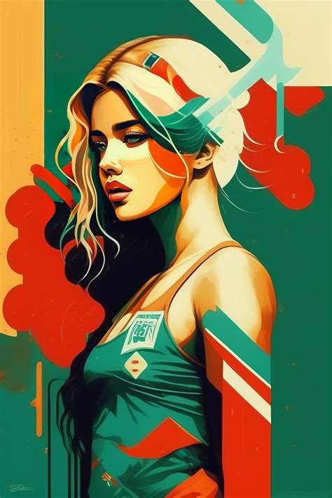 Lexica Abstract European Spartan Blond Girl By Sachin Teng X