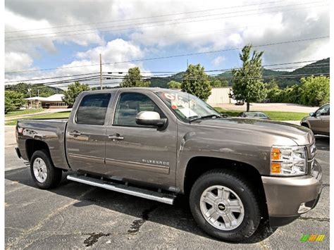 Mocha Steel Metallic Chevrolet Silverado Ltz Crew Cab X