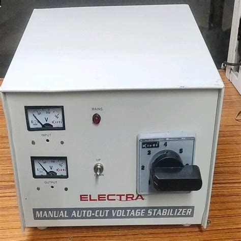 Manual Auto Cut Voltage Stabilizer Single Phase 3 KVA At Rs 14000