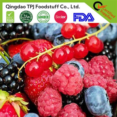 Frozen Fruits Mixed Berry IQF Mixed Berry With HACCP Bra Wholesale