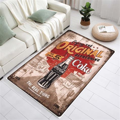 Original Written Rug Coca Cola Rugs Cola Written Rug Coke Rugs Cola