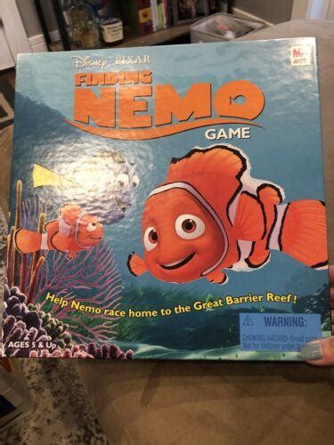 Pixar Finding Nemo Board Game 2003 Milton Bradley Complete 3842652495