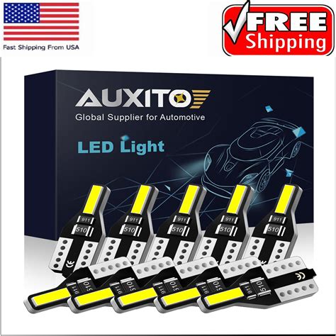 X Auxito T Led License Plate Light Car Interior Bulbs White