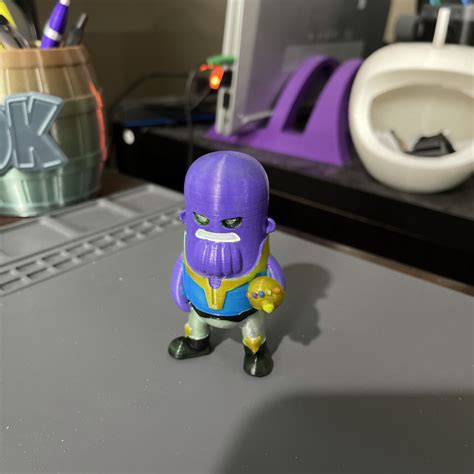 3d Print Of Mini Thanos Avengers Infinity War By Benbroyles