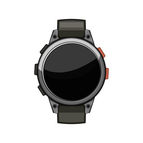 Wearable Smart Watch Cartoon Vector Illustration Vector Art At