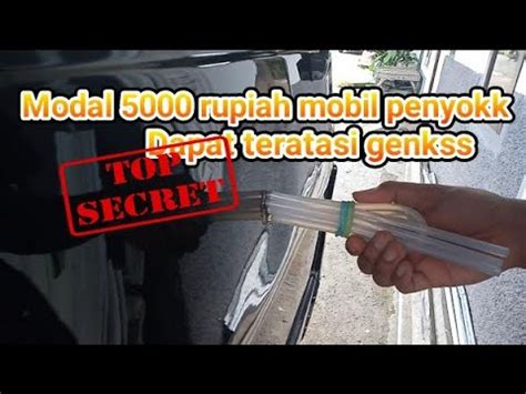 Cara Mudah Perbaiki Sendiri Body Mobil Yang Penyok Ringan Di Rumah