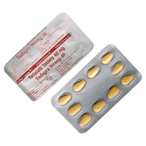 Tadagra Strong Tadalafil 40 Mg At Rs 100 Unit Tadalafil Tablets ID