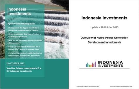 Hydro Power Generation in Focus: Still Indonesia’s Biggest Source of Renewable Energy ...