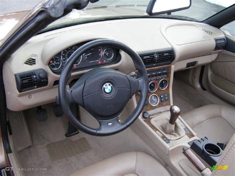 Beige Interior 2001 Bmw Z3 25i Roadster Photo 43509540