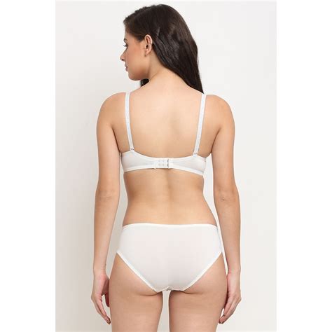 Makclan Comfy Flirt And Fervent Lingerie White Set Of Buy