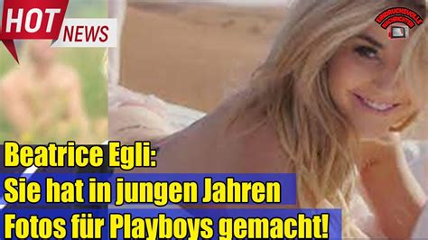 Beatrice Egli Sie hat in jungen Jahren Fotos für Playboys gemacht