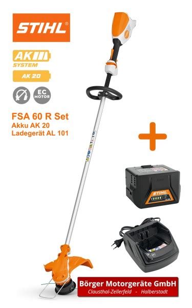 Stihl Fsa R Akku Motorsense Mit Akku Ladeger T Fa