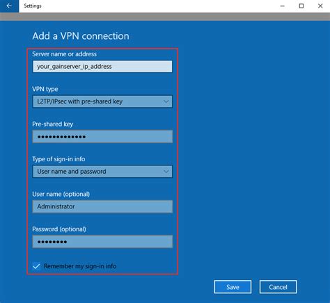 How To Create Vpn L Tp On Windows Gainserver Technologies