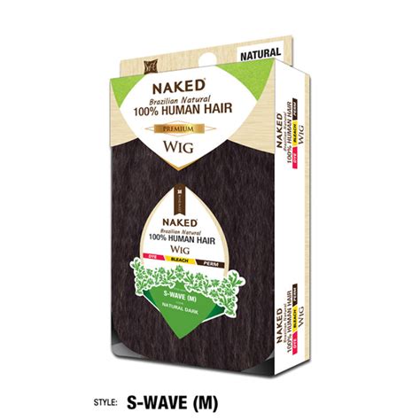 SHAKE N GO Naked 100 HUMAN HAIR PREMIUM WIG S WAVE M Beauty Collection