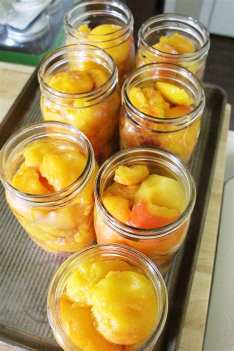 How To Can Peaches In Light Syrup Or Honey