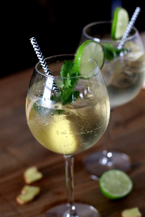 Verkoelend Zomerdrankje Gin Ginger Ale My Delicious Journey